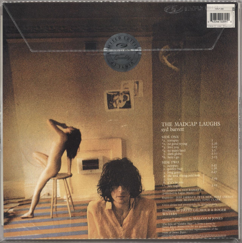 Syd Barrett The Madcap Laughs UK vinyl LP album (LP record) 643346028910