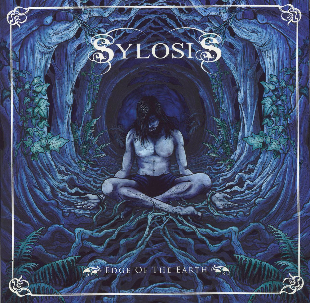 Sylosis Edge Of The Earth - Blue & Heavy White Splatter 180 Gram Vinyl UK 2-LP vinyl record set (Double LP Album) SYL-02