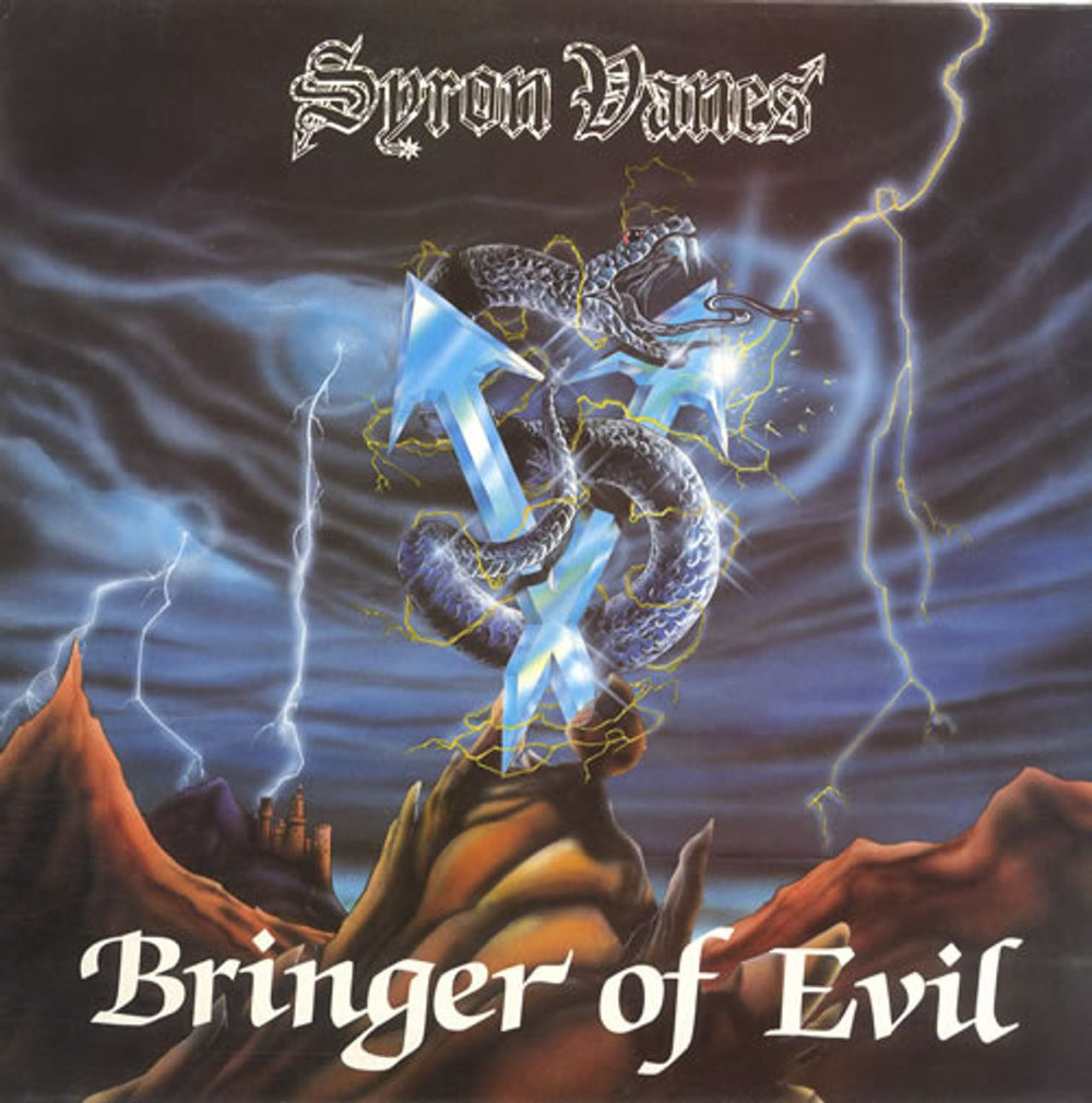 Syron Vanes Bringer Of Evil UK vinyl LP album (LP record) EBON23