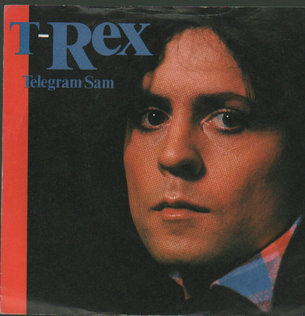 T-Rex / Tyrannosaurus Rex Telegram Sam - 80s Picture sleeve UK 7" vinyl single (7 inch record / 45) TREX101