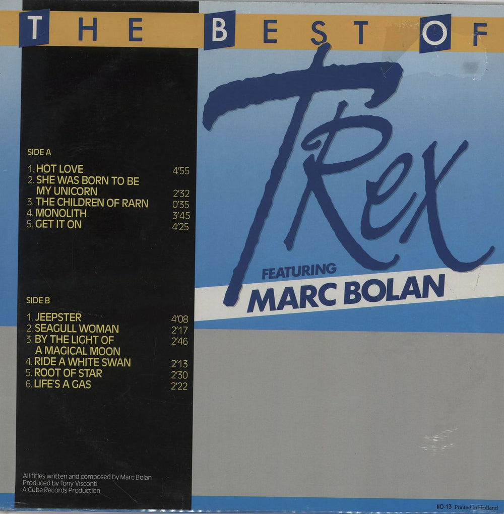 T-Rex / Tyrannosaurus Rex The Best Of T. Rex Featuring Marc Bolan Spanish vinyl LP album (LP record)