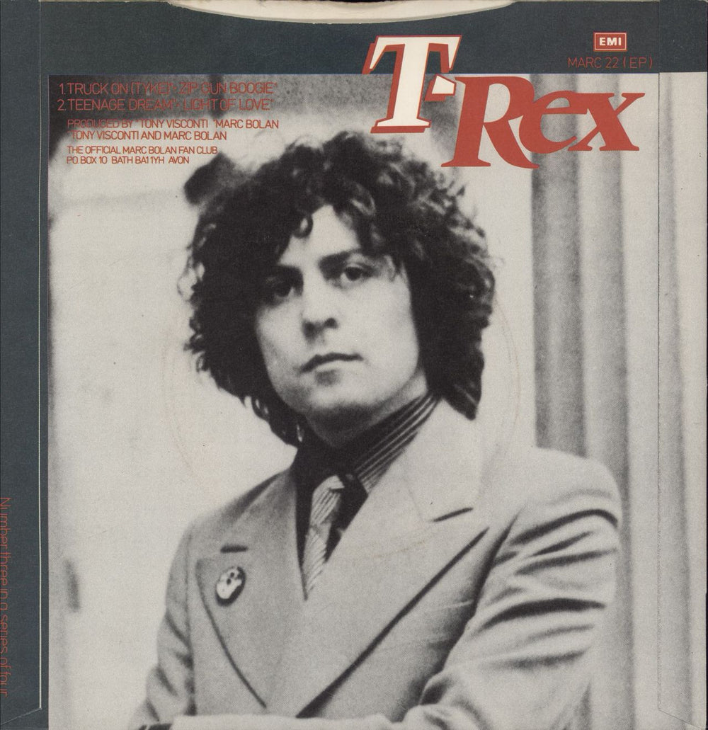 T-Rex / Tyrannosaurus Rex Truck On EP - Solid UK 7" vinyl single (7 inch record / 45)