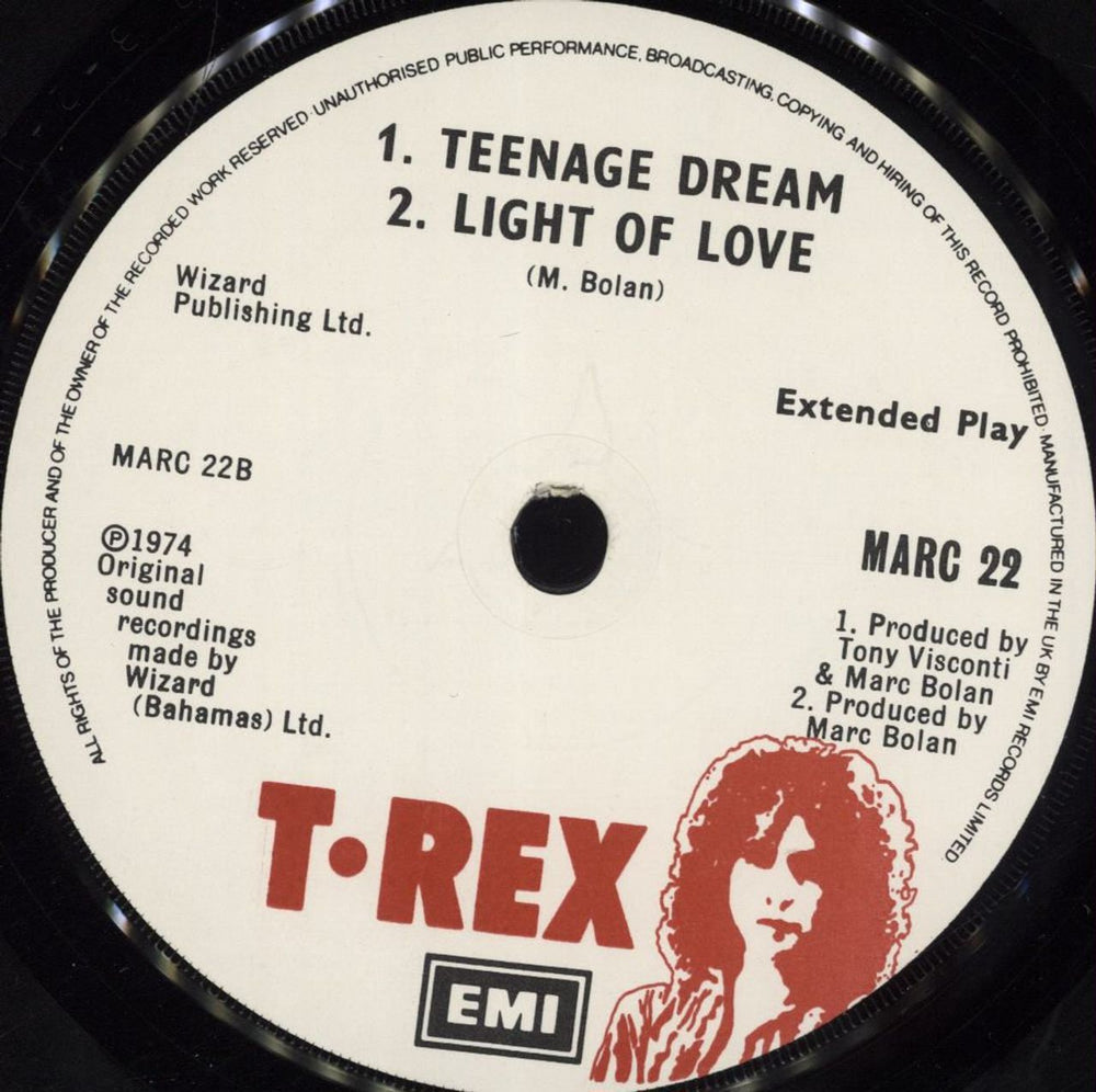 T-Rex / Tyrannosaurus Rex Truck On EP - Solid UK 7" vinyl single (7 inch record / 45) REX07TR776924