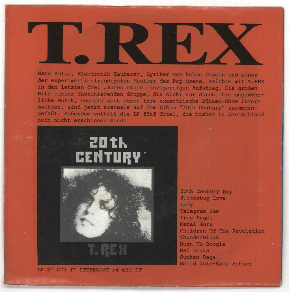 T-Rex / Tyrannosaurus Rex Truck On (Tyke) German 7" vinyl single (7 inch record / 45) REX07TR732285