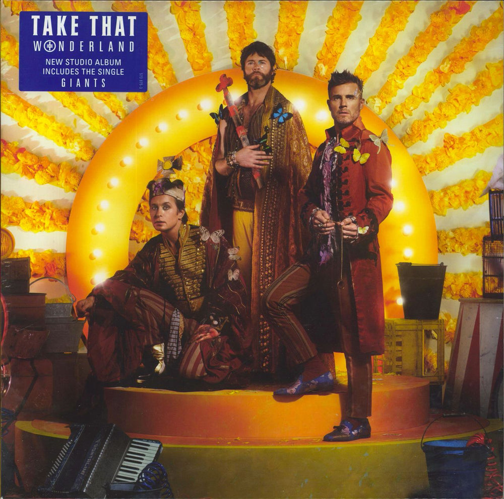 Take That Wonderland UK vinyl LP album (LP record) 573875-3