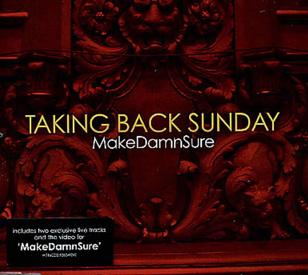 Taking Back Sunday MakeDamnSure UK 2-CD single set (Double CD single) TU32SMA361561