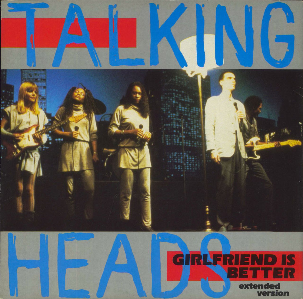 Talking Heads Girlfriend Is Better UK 12" vinyl single (12 inch record / Maxi-single) 12EMI5509