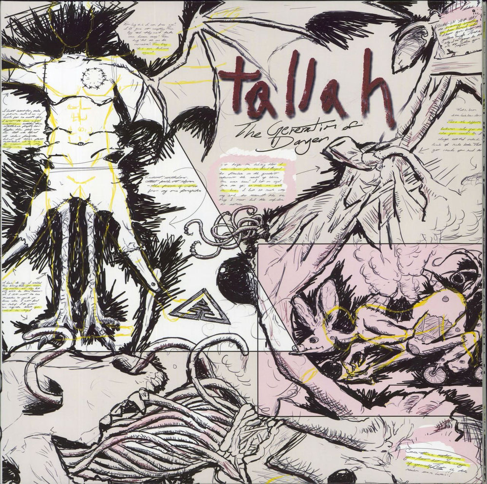 Tallah The Generation Of Danger - Red UK 2-LP vinyl record set (Double LP Album) MOSHPACK657LP