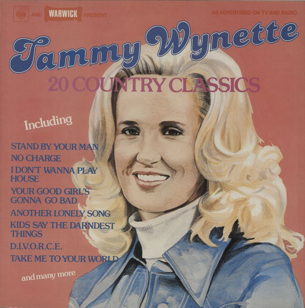 Tammy Wynette 20 Country Classics UK vinyl LP album (LP record) PR5040