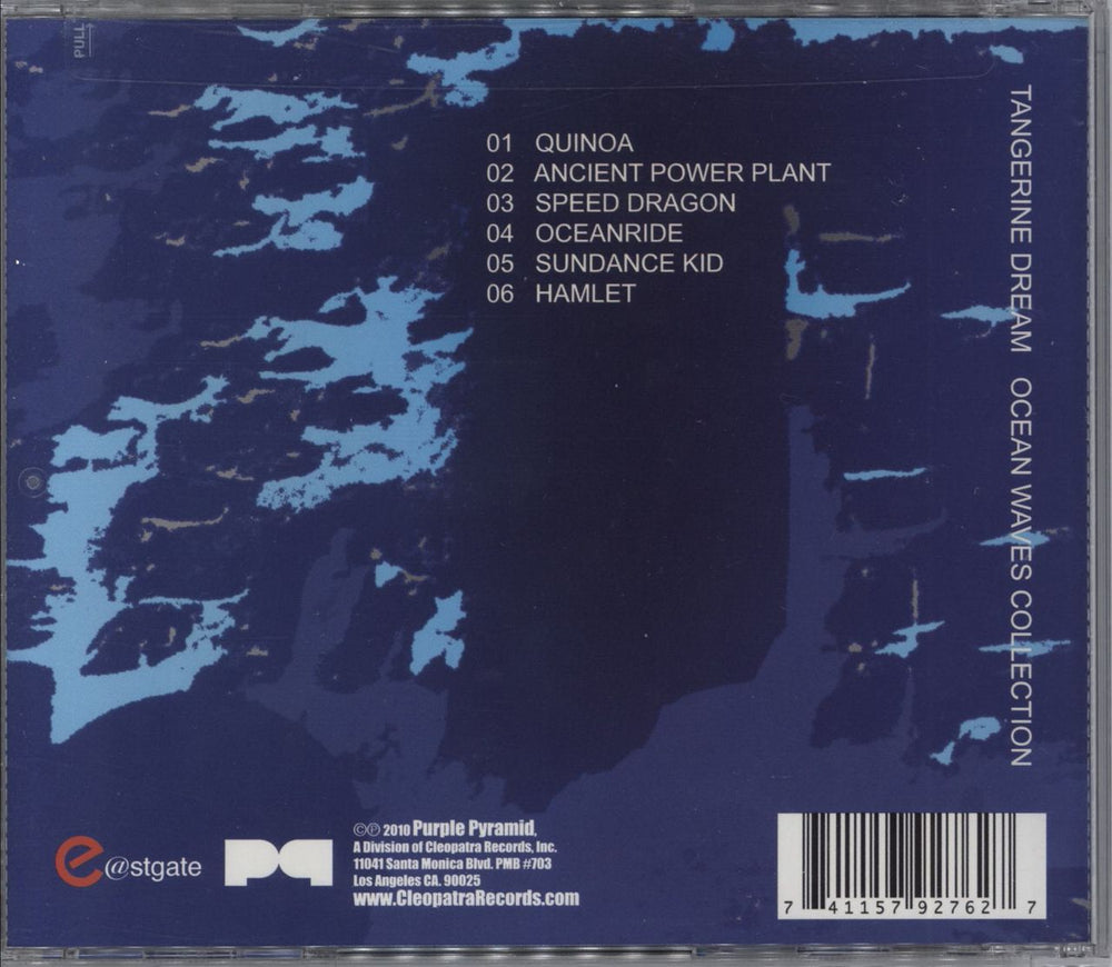 Tangerine Dream Ocean Waves Collection US CD album (CDLP) 741157927627