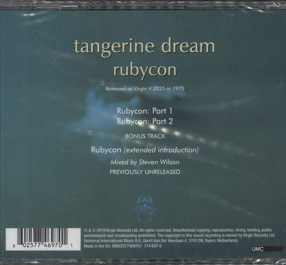 Tangerine Dream Runycon - Sealed UK CD album (CDLP) TANCDRU744291