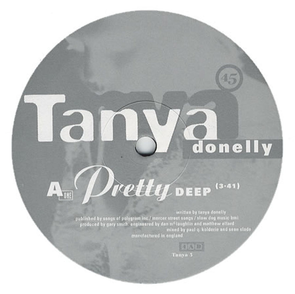 Tanya Donelly Pretty Deep UK Promo 12" vinyl single (12 inch record / Maxi-single) TANYA3