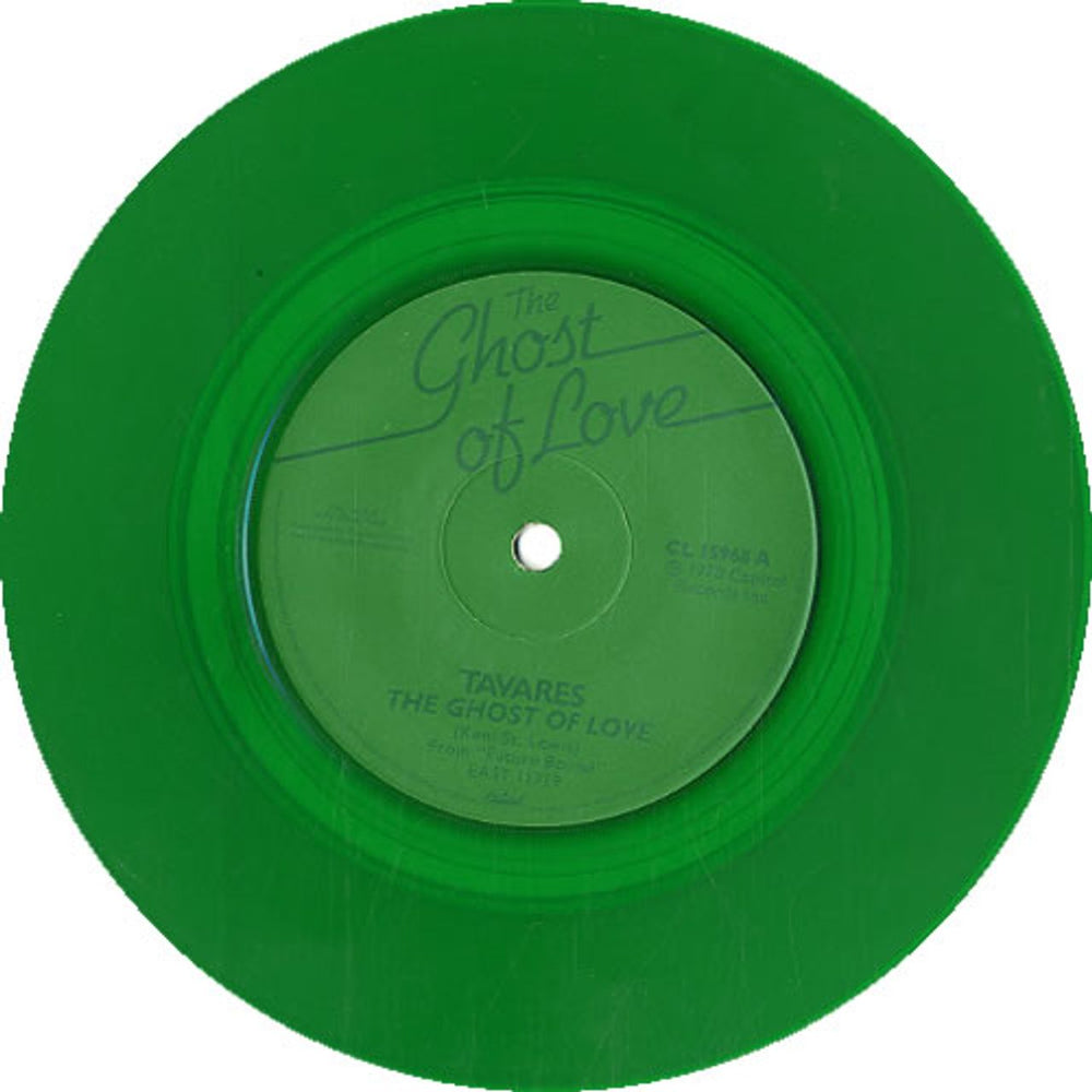 Tavares The Ghost Of Love - Green Vinyl UK 7" vinyl single (7 inch record / 45) TVA07TH591806