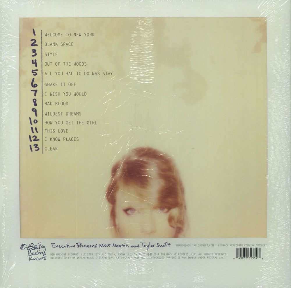 Taylor Swift 1989 - Nineteen Eighty Nine US 2-LP vinyl record set (Double LP Album) 843930013548