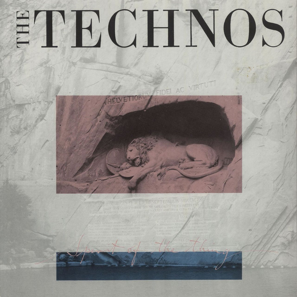 Techno Twins/The Technos Spirit Of The Thing UK 7" vinyl single (7 inch record / 45) 7TEC2