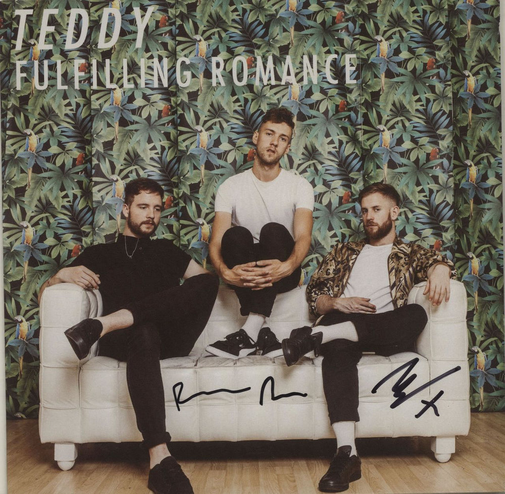 Teddy Fulfilling Romance - Autographed UK 7" vinyl single (7 inch record / 45) TEDDY001