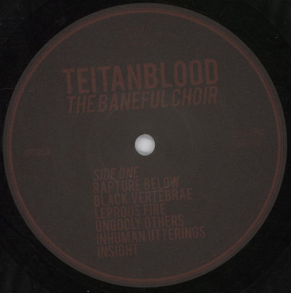 Teitanblood The Baneful Choir French vinyl LP album (LP record) 5-JLPTH817982