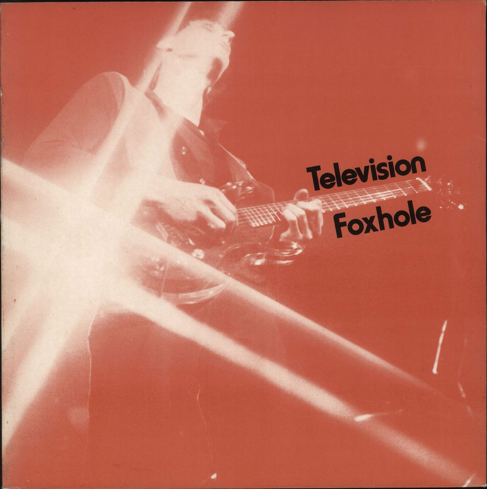 Television Foxhole - Red - Red Sleeve UK 12" vinyl single (12 inch record / Maxi-single) K12287