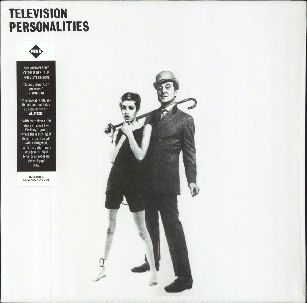 Television Personalities And Don't The Kids Just Love It: 30th Anniversary - Red Vinyl UK vinyl LP album (LP record) FIRELP289R