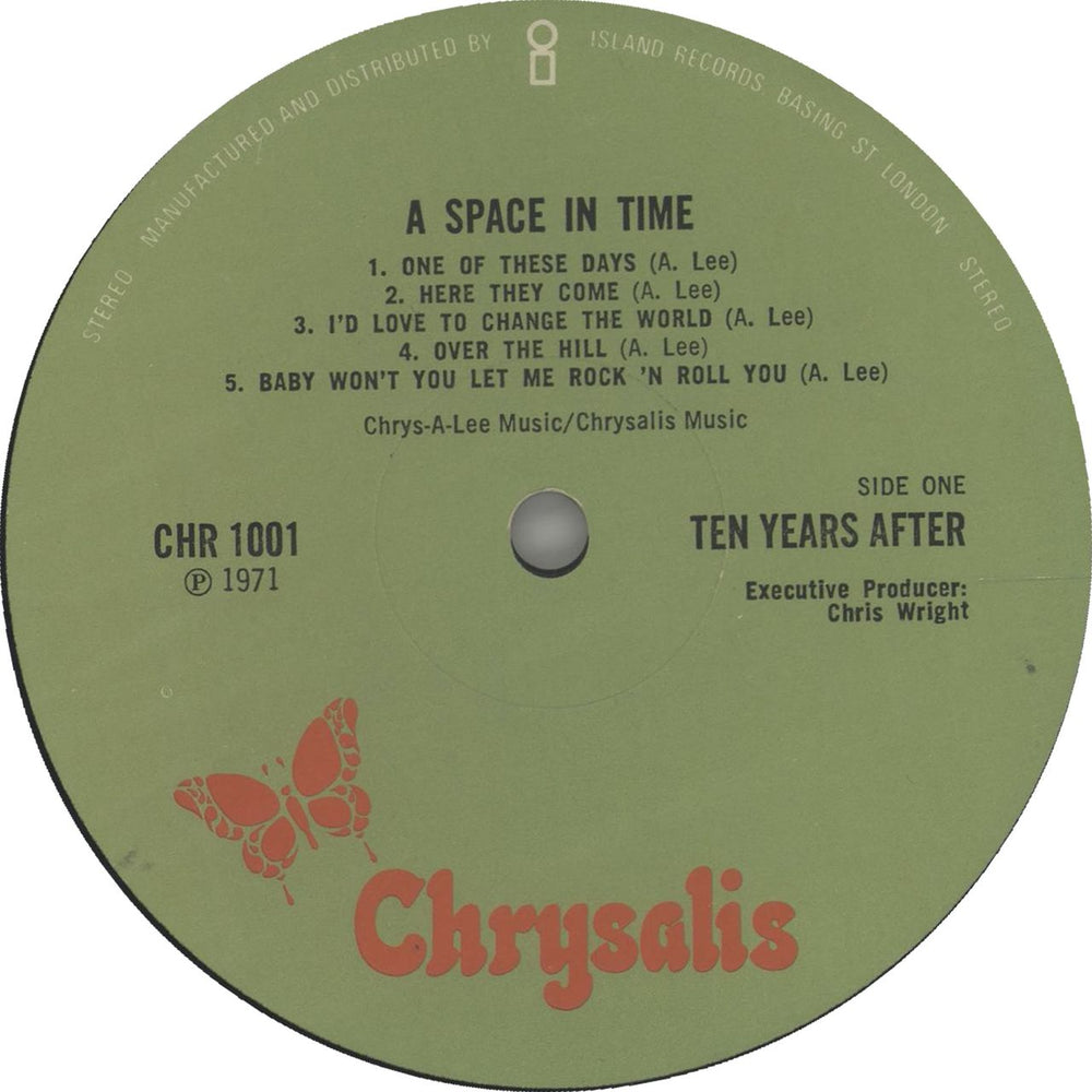 Ten Years After A Space In Time - 1st UK vinyl LP album (LP record) TYALPAS256893