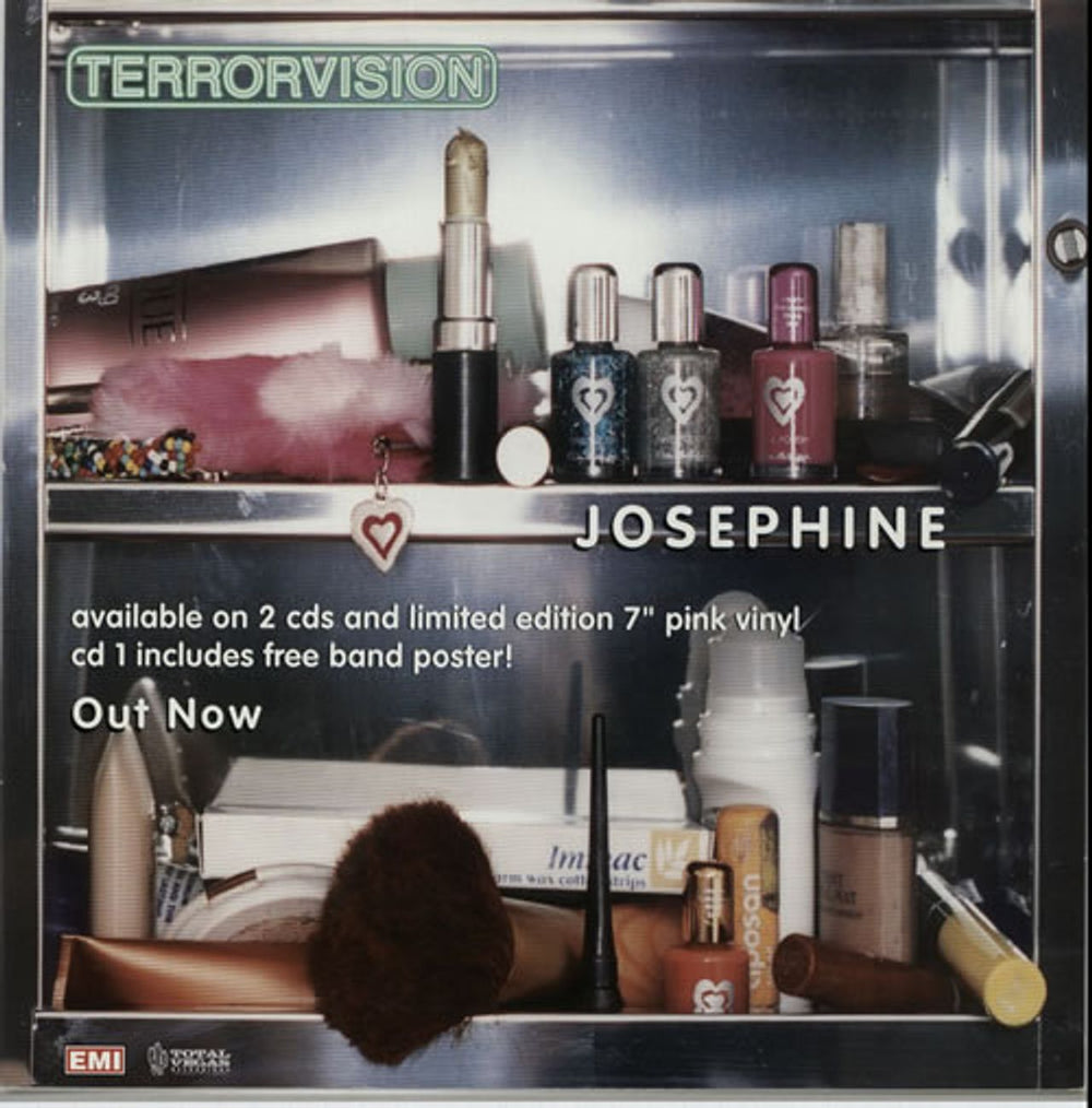 Terrorvision Josephine UK Promo display PROMO DISPLAY