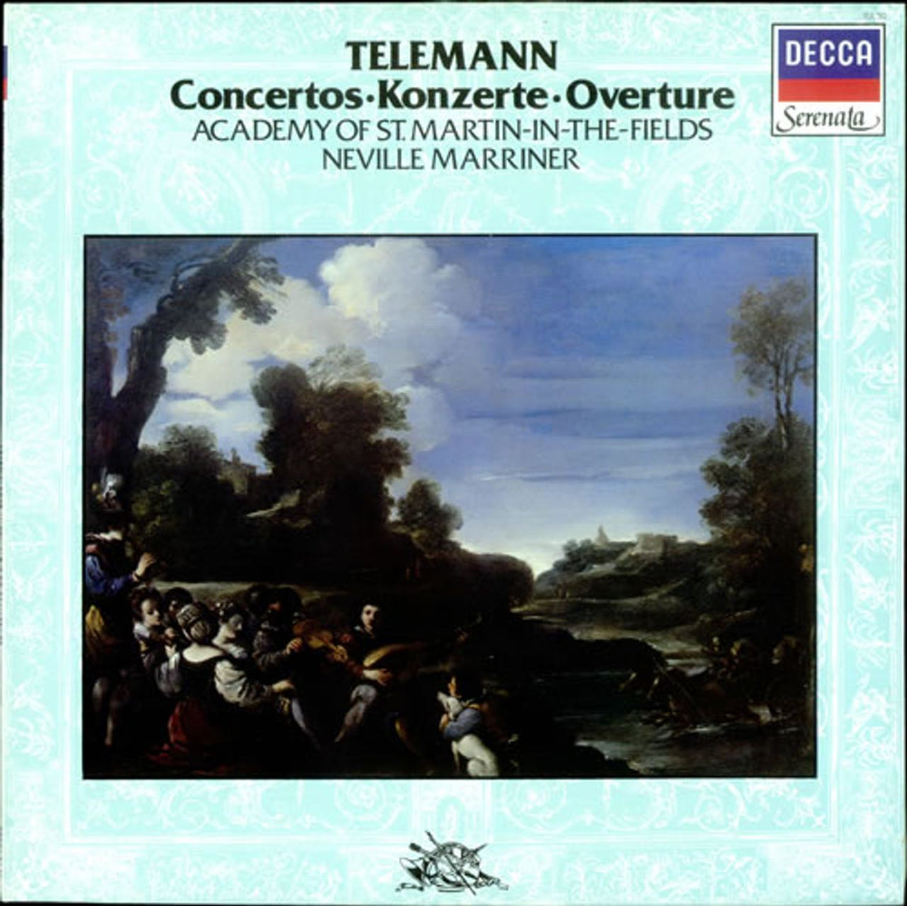 The Academy Of St. Martin-In-The-Fields Telemann: Concertos UK vinyl LP album (LP record) SA30