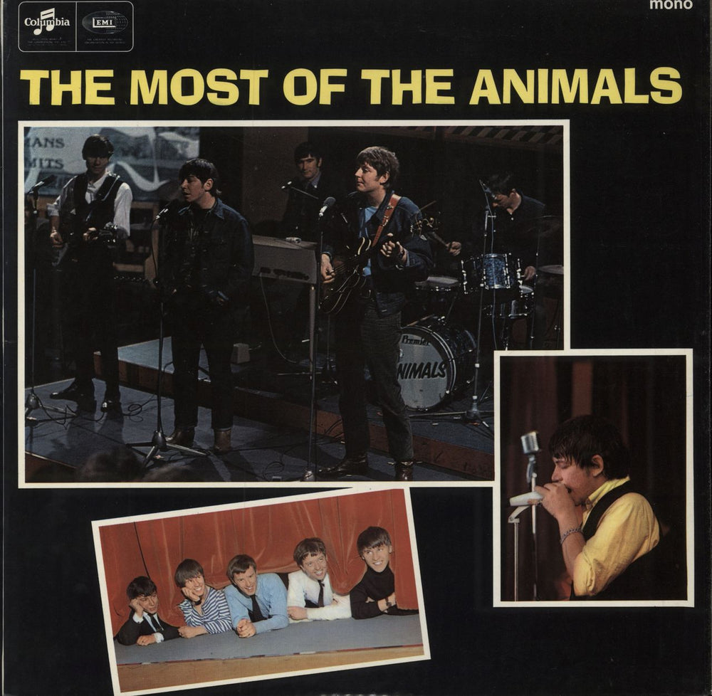 The Animals The Most Of The Animals - 1st UK vinyl LP album (LP record) SX6035