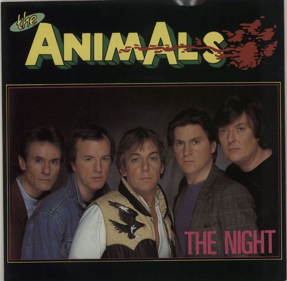 The Animals The Night UK 7" vinyl single (7 inch record / 45) PFP1019