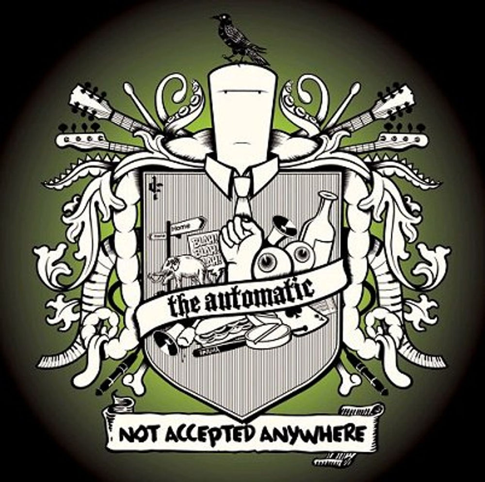 The Automatic Not Accepted Anywhere UK CD album (CDLP) BUN107