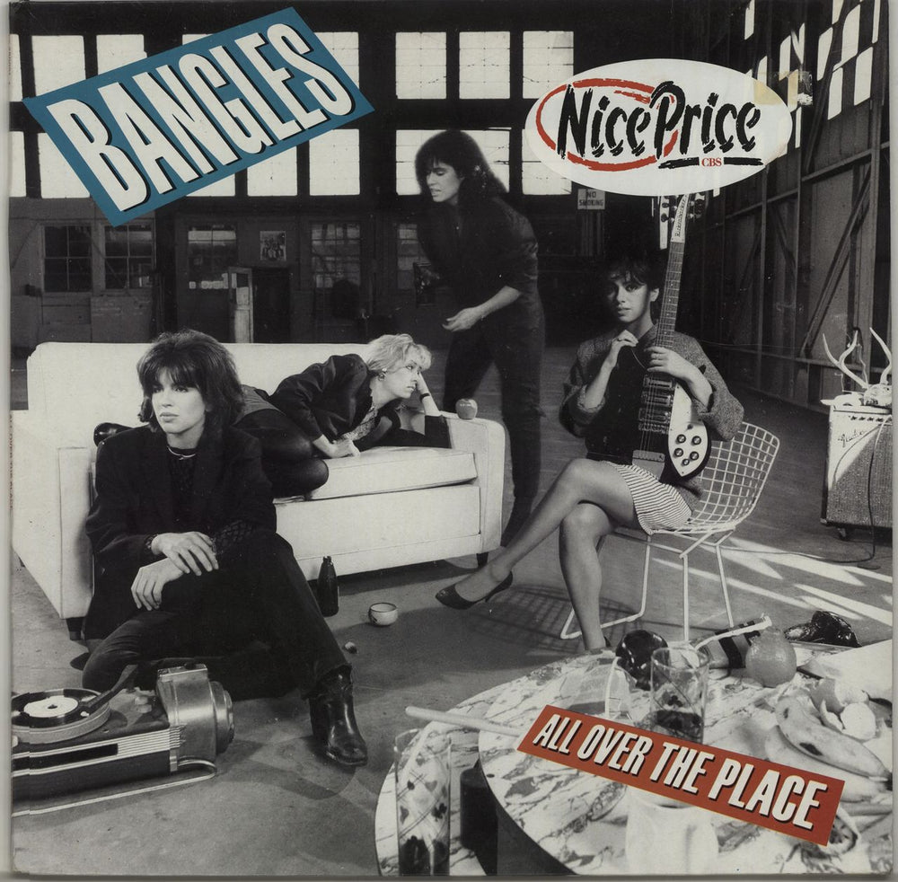 The Bangles All Over The Place UK vinyl LP album (LP record) 4500911