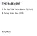 The Basement Do You Think You're Moving On UK Promo CD-R acetate CDR ACETATE