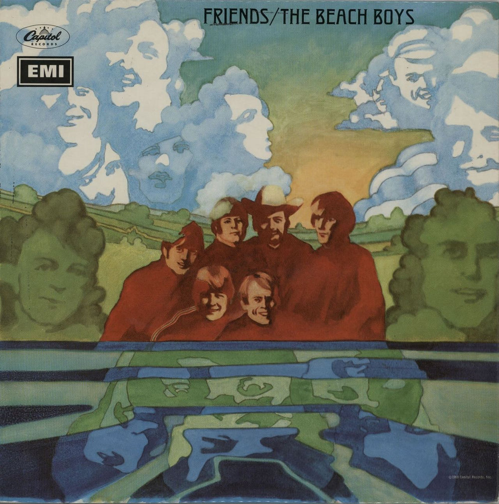 The Beach Boys Friends - 1st - VG UK vinyl LP album (LP record) T2895