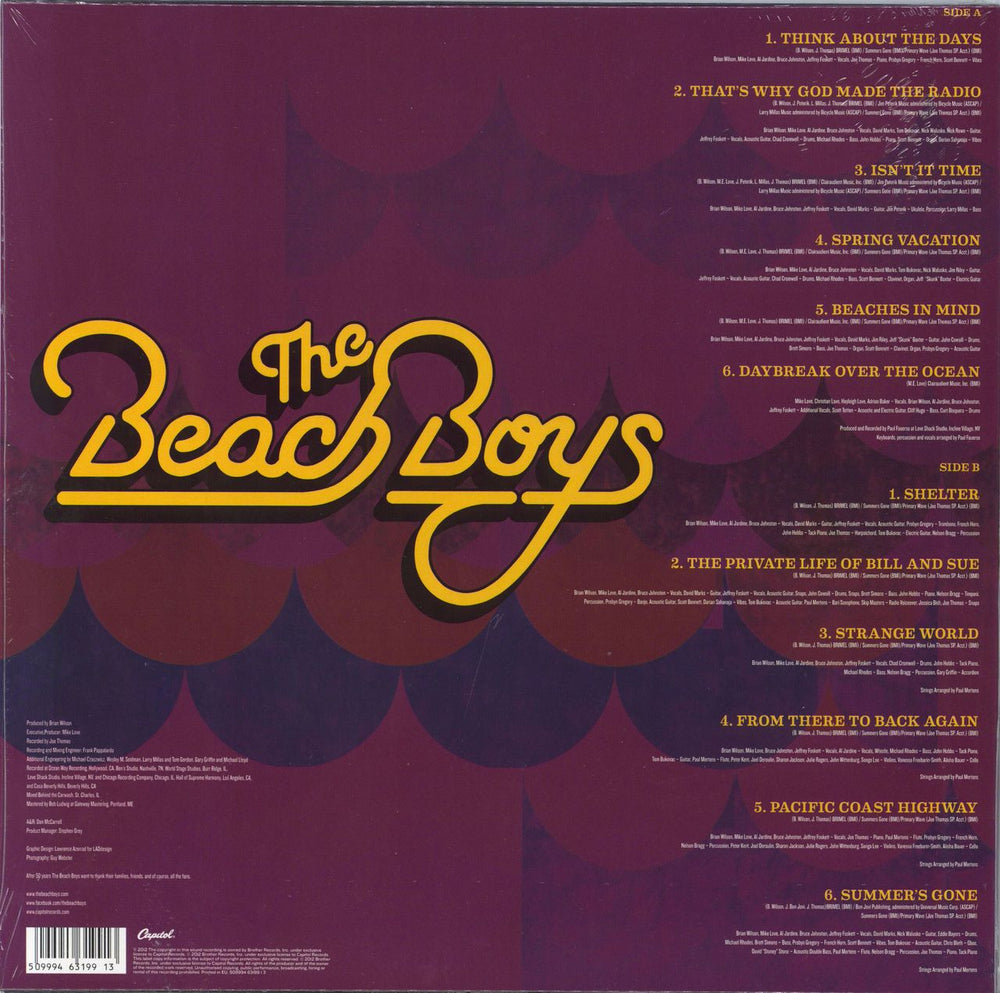 The Beach Boys That's Why God Made The Radio - Opened shrink UK vinyl LP album (LP record) 5099946319913