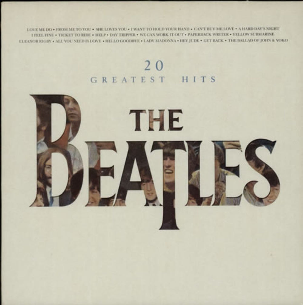 The Beatles 20 Greatest Hits - 1st UK vinyl LP album (LP record) PCTC260