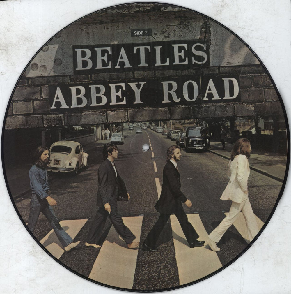 The Beatles Abbey Road - Shrink Dutch picture disc LP (vinyl picture disc album) 1978