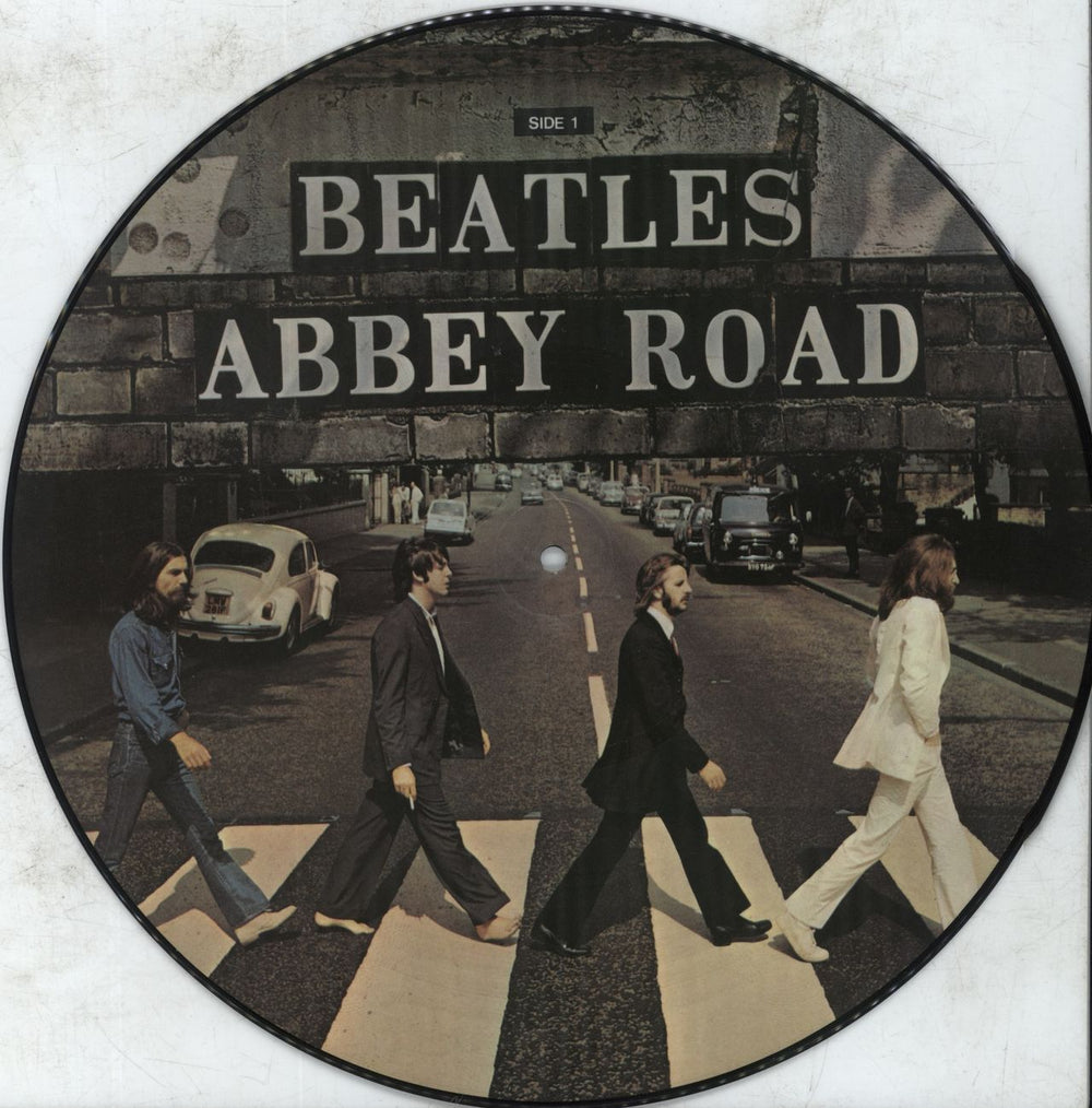 The Beatles Abbey Road - Shrink Dutch picture disc LP (vinyl picture disc album) BTLPDAB815933