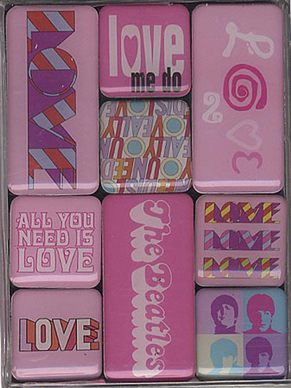 The Beatles All You Need Is Love Magnet Set UK memorabilia MGTBT5