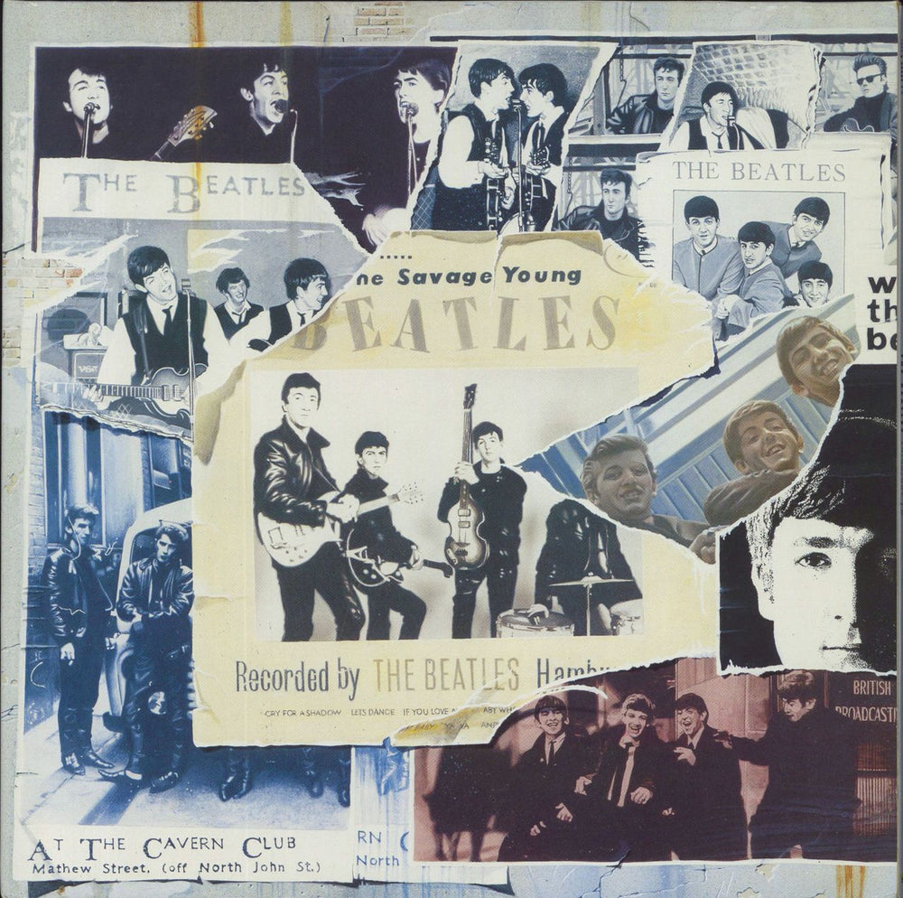 The Beatles Anthology 1 UK 3-LP vinyl record set (Triple LP Album) PCSP727