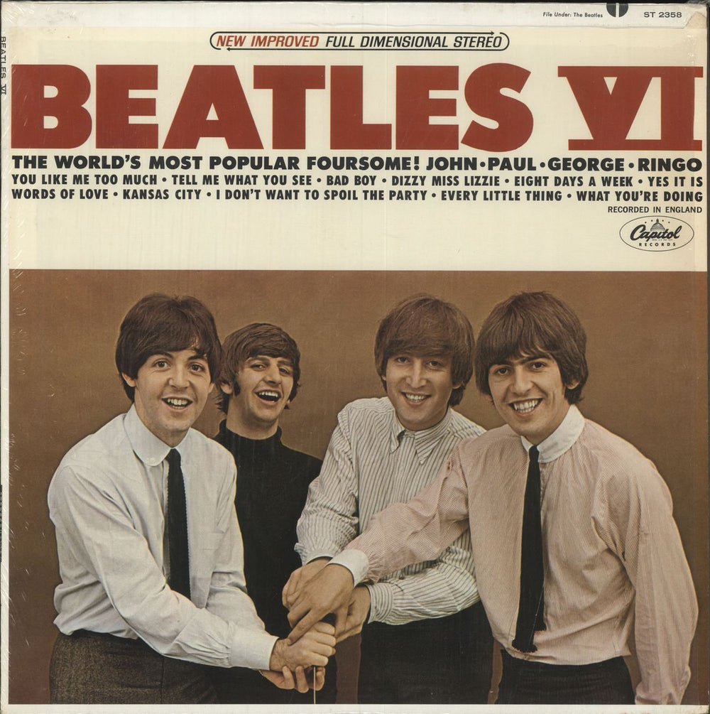 The Beatles Beatles VI - Apple US vinyl LP album (LP record) ST2358