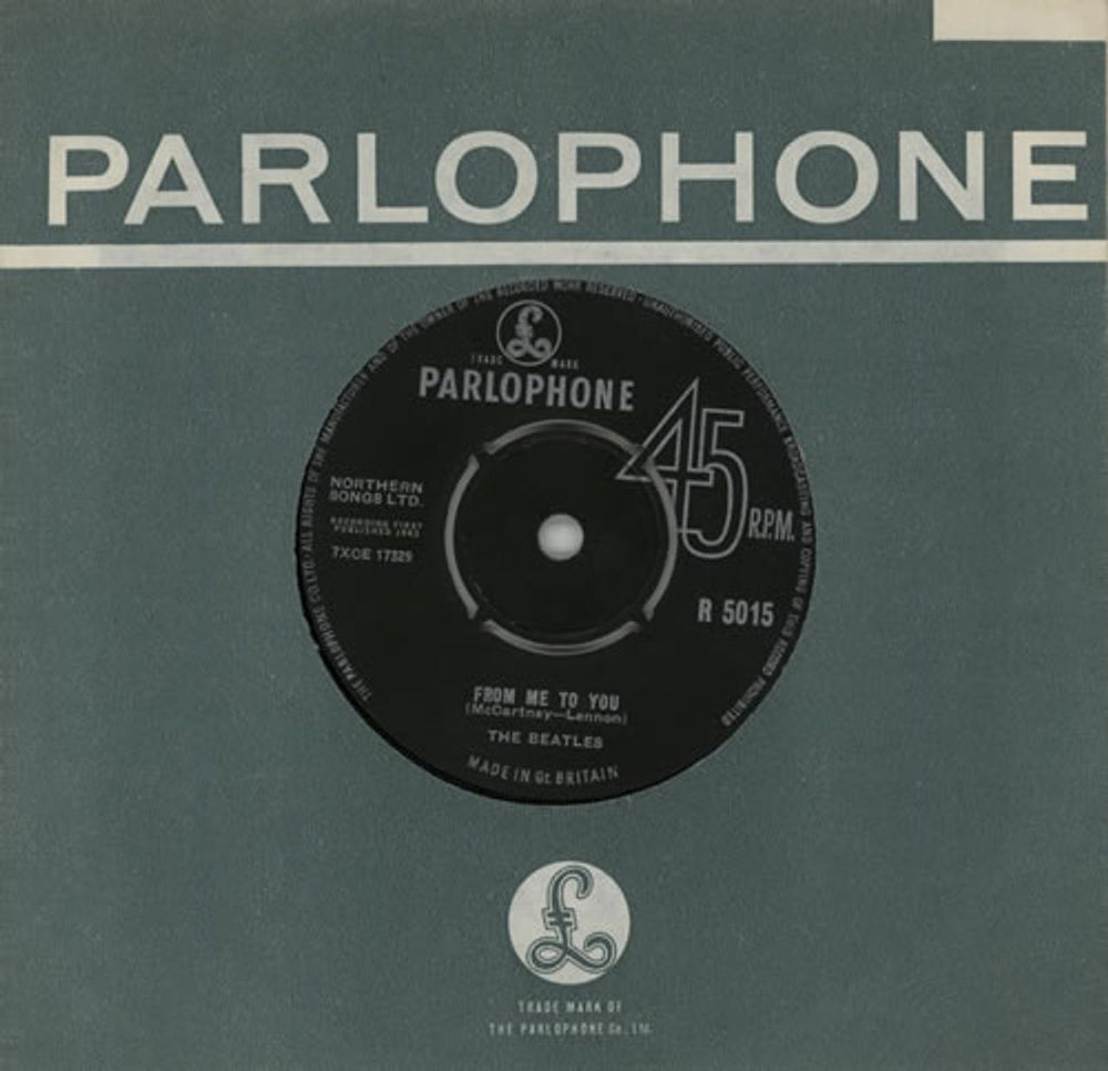 The Beatles From Me To You - 2nd UK 7" vinyl single (7 inch record / 45) R5015