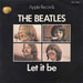 The Beatles Let It Be - 2nd Japanese 7" vinyl single (7 inch record / 45) AR-2461