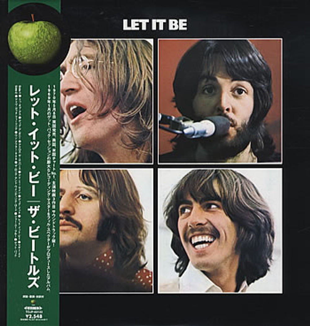 The Beatles Let It Be Japanese vinyl LP album (LP record) TOJP-60143