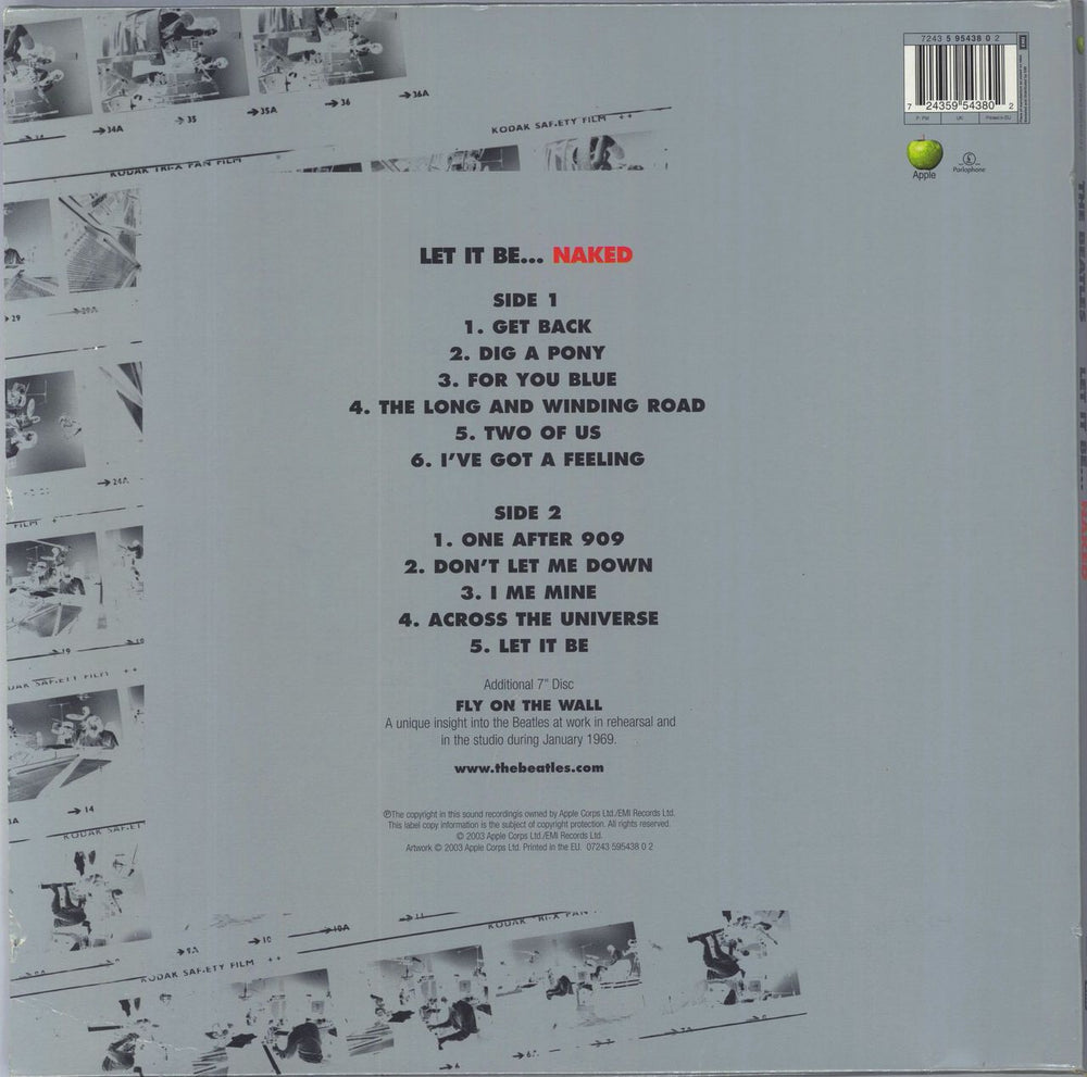 The Beatles Let It Be... Naked - 180gm Vinyl + Bonus 7" - EX UK vinyl LP album (LP record) 724359543802