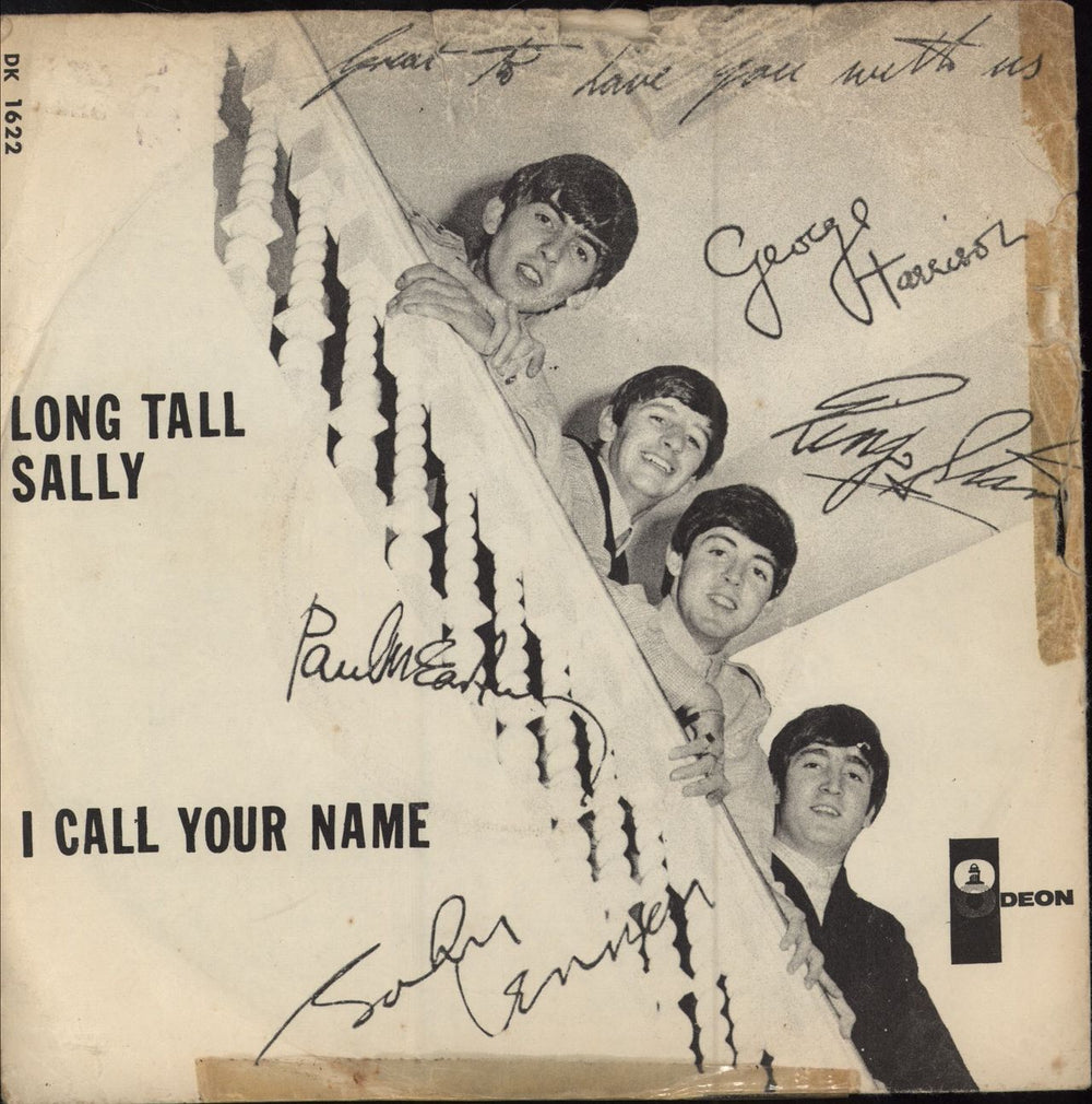 The Beatles Long Tall Sally - 1st - VG Danish 7" vinyl single (7 inch record / 45) DK1622