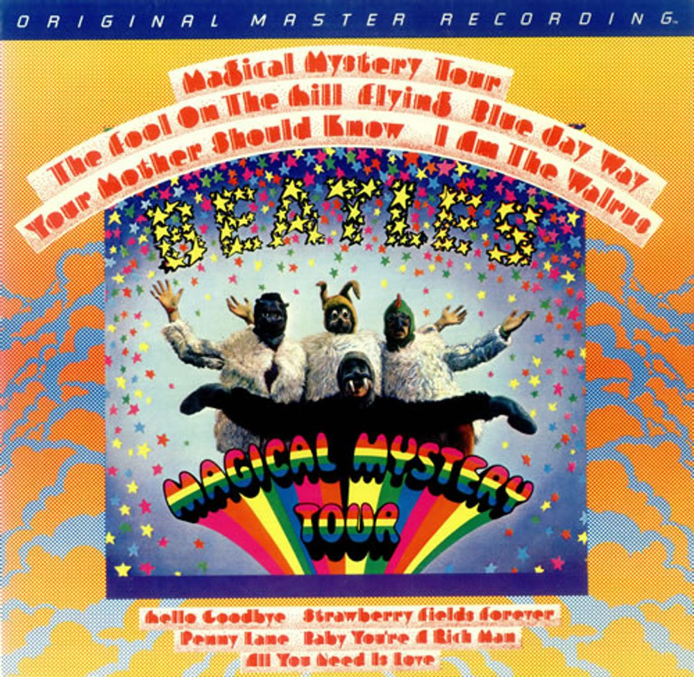 The Beatles Magical Mystery Tour - EX US vinyl LP album (LP record) MFSL1-047