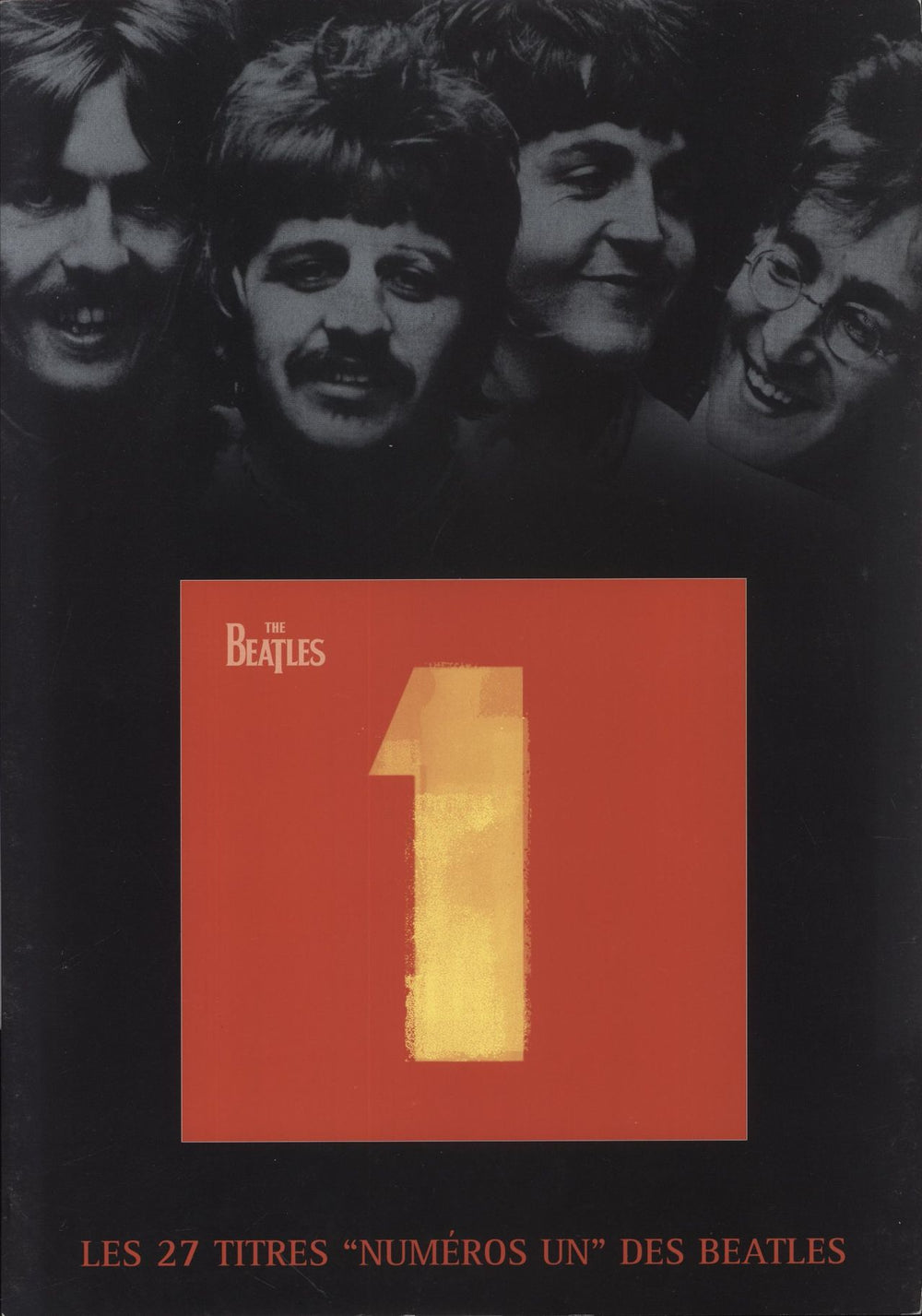 The Beatles Numeros Un French Promo handbill PRESENTER