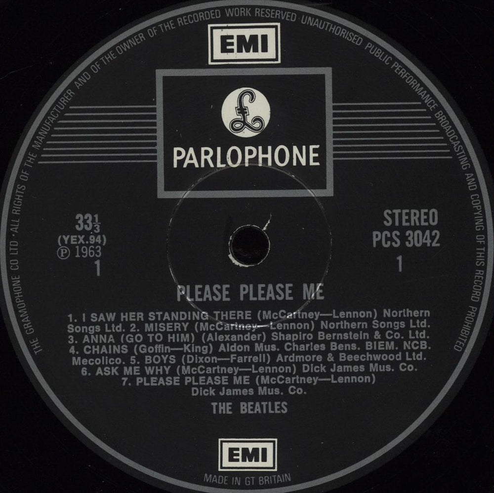 The Beatles Please Please Me - 2 Box - Gram - VG UK vinyl LP album (LP record) BTLLPPL677039