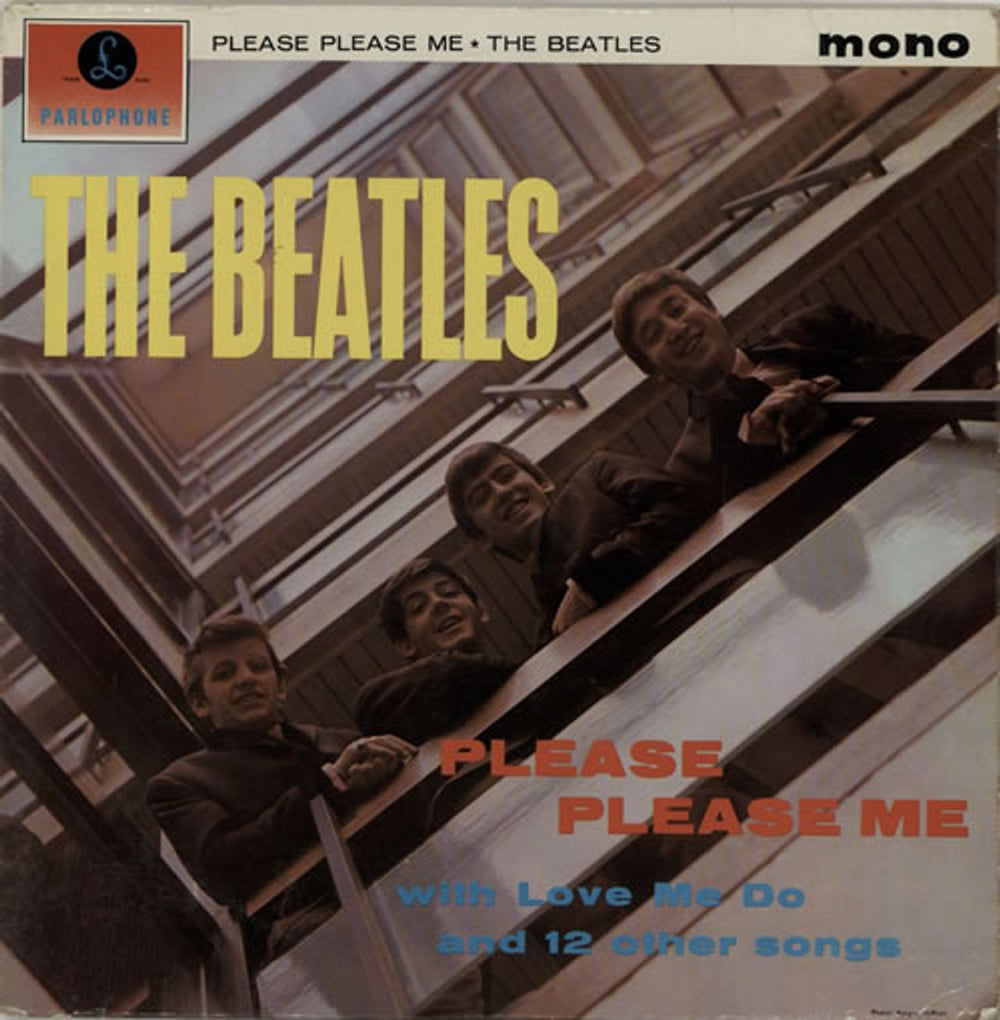 The Beatles Please Please Me - 5th EJD - PMKT - VG UK vinyl LP album (LP record) PMC1202