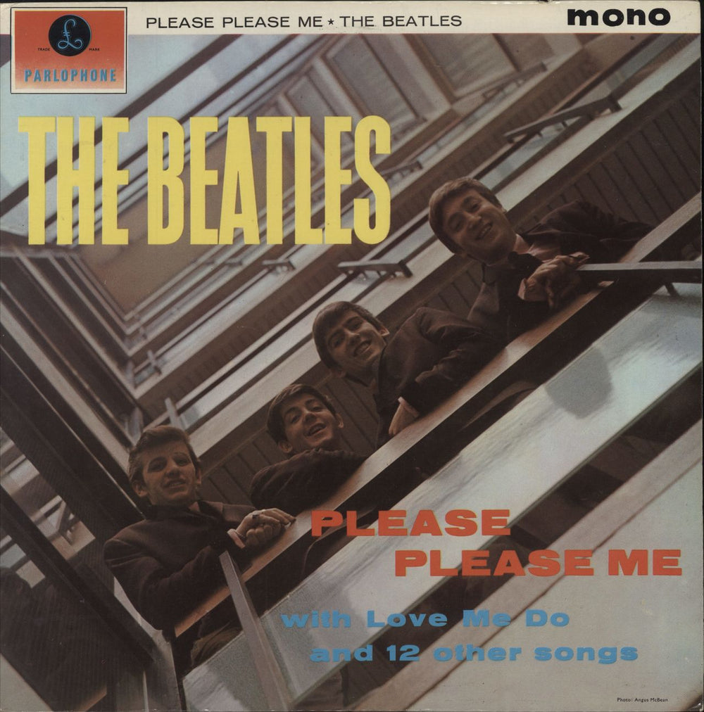 The Beatles Please Please Me - 5th EJD - VG+ UK vinyl LP album (LP record) PMC1202