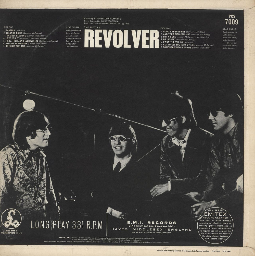 The Beatles Revolver - 3rd - EX UK vinyl LP album (LP record)